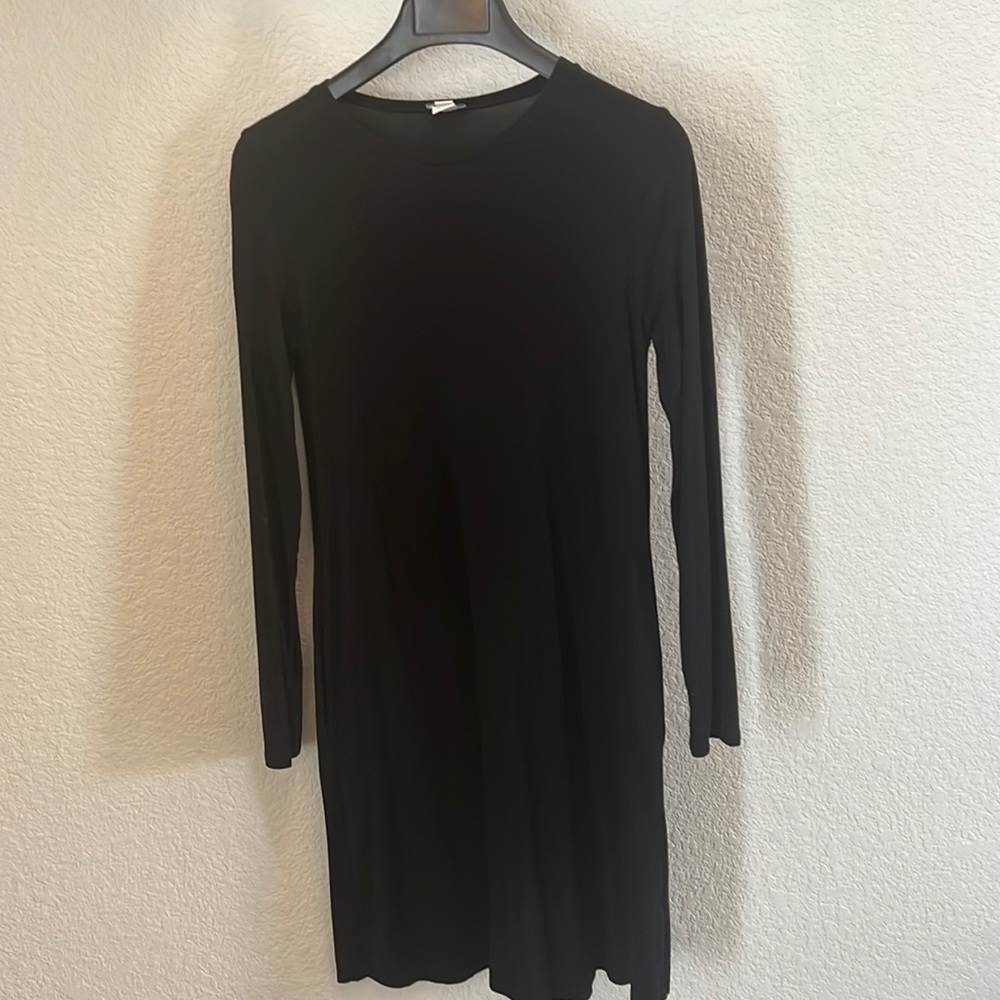 J.Crew long sleeve jersey tee dress with pockets